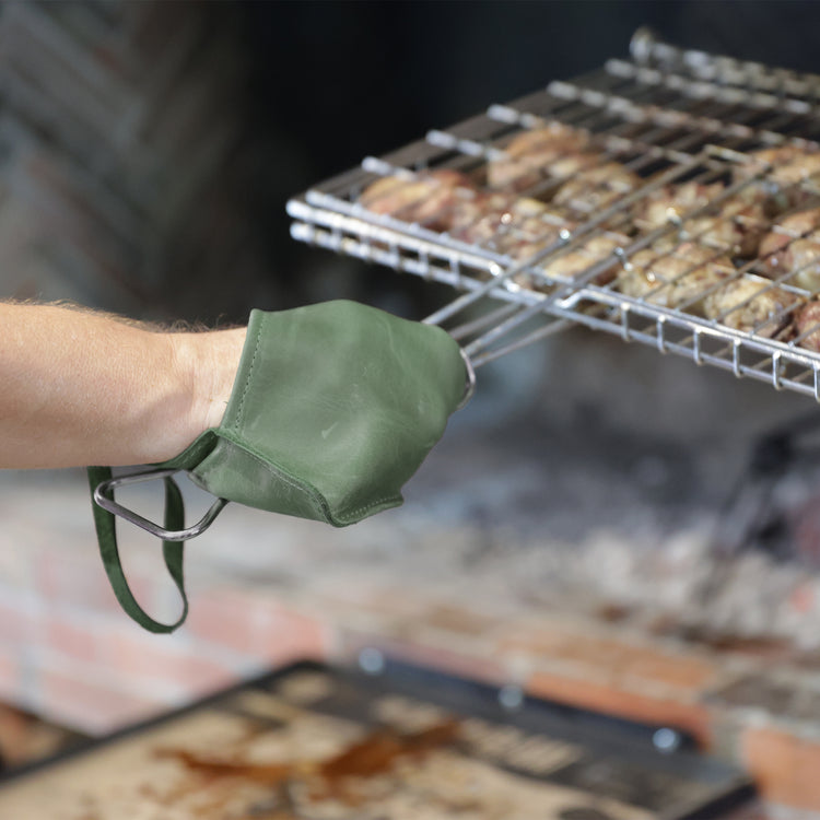 Green & Gold Braai Glove Combo